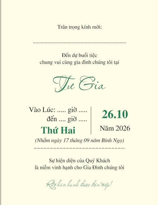 Thiệp cưới chỉnh thiết kế theo ý cô dâu